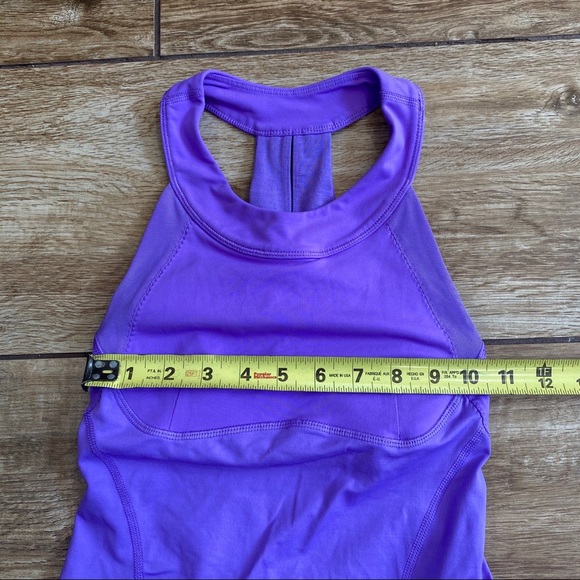 Lululemon Run Make It Count Tank Sz 2 Power Purple - Picture 11 of 11